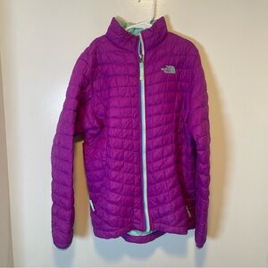 The North Face Kids Purple Puffer Jacket